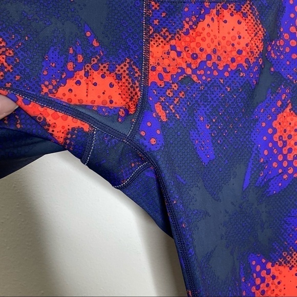 Athleta Electro Sonar Capri Athletic Tight Vibrant Cobalt - Picture 10 of 10